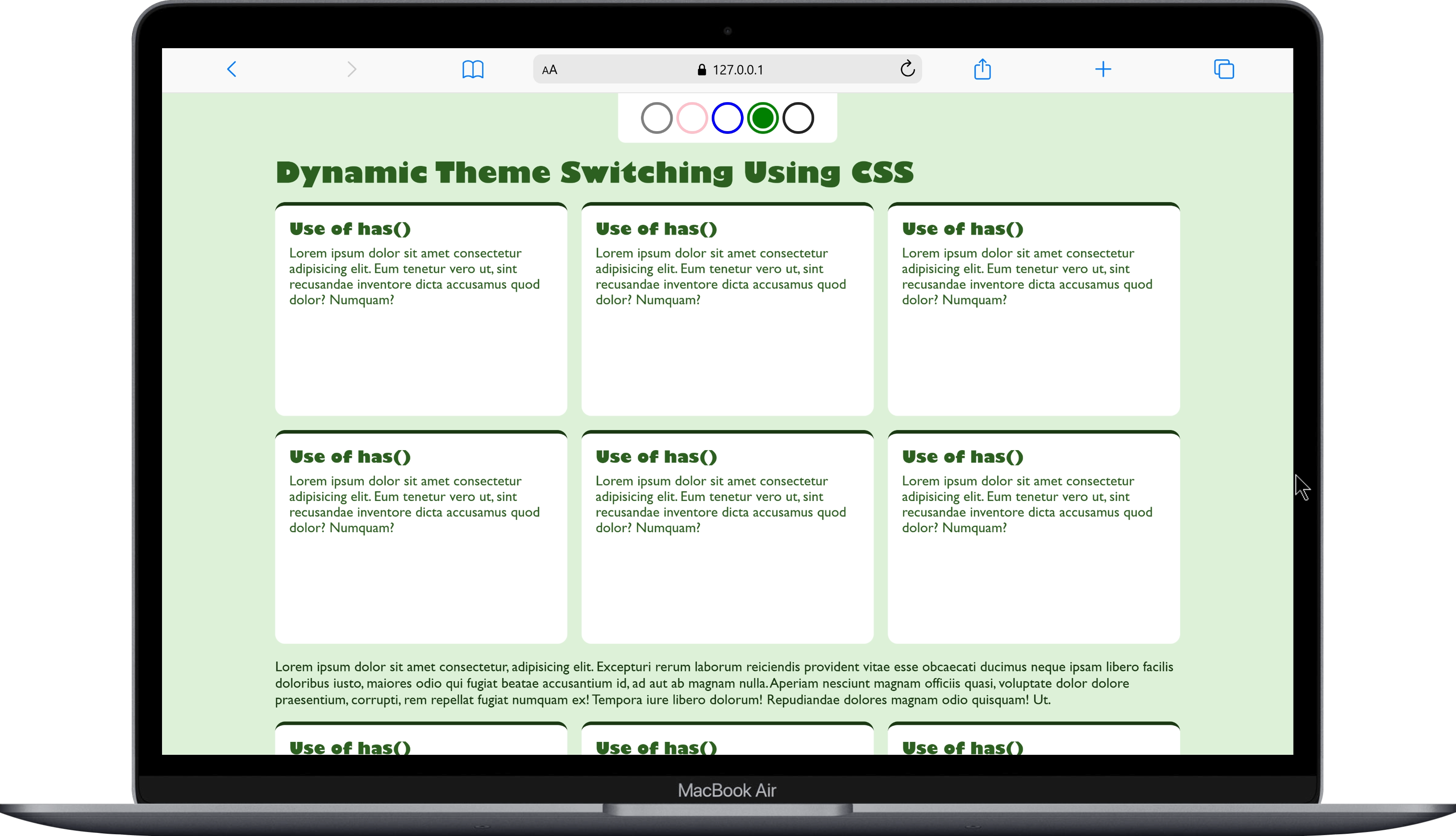 theme switcher app
